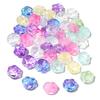 20pcs 15x14mm Bear Paw Lampwork Beads Colorful Transparent Glass Loose Beads For Jewelry Making DIY Bracelet Necklace Supplies