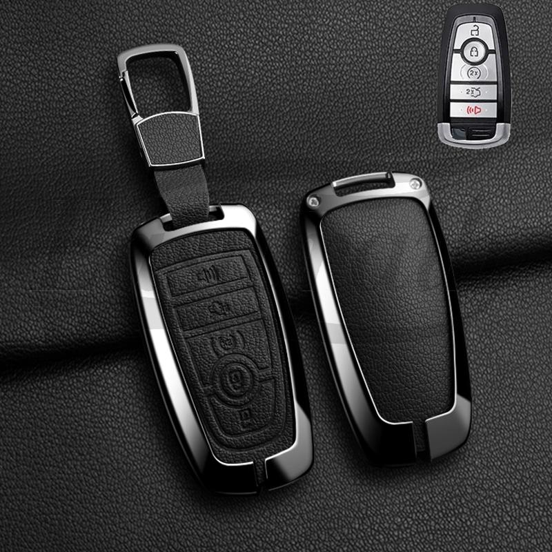 Car Key Case Holder Cover for Ford Mondeo Explorer Edge Expedition F-450 F-350 F150 Fusion Mustang Everest Accessories Styling