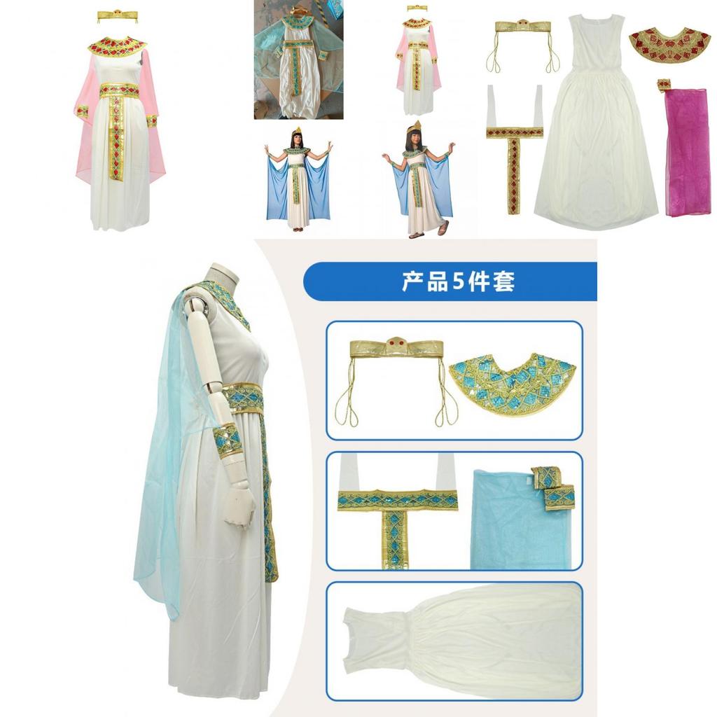 Stunning Egyptian Queen Cosplay Costume For Adults And Kids Perfect For Parties
