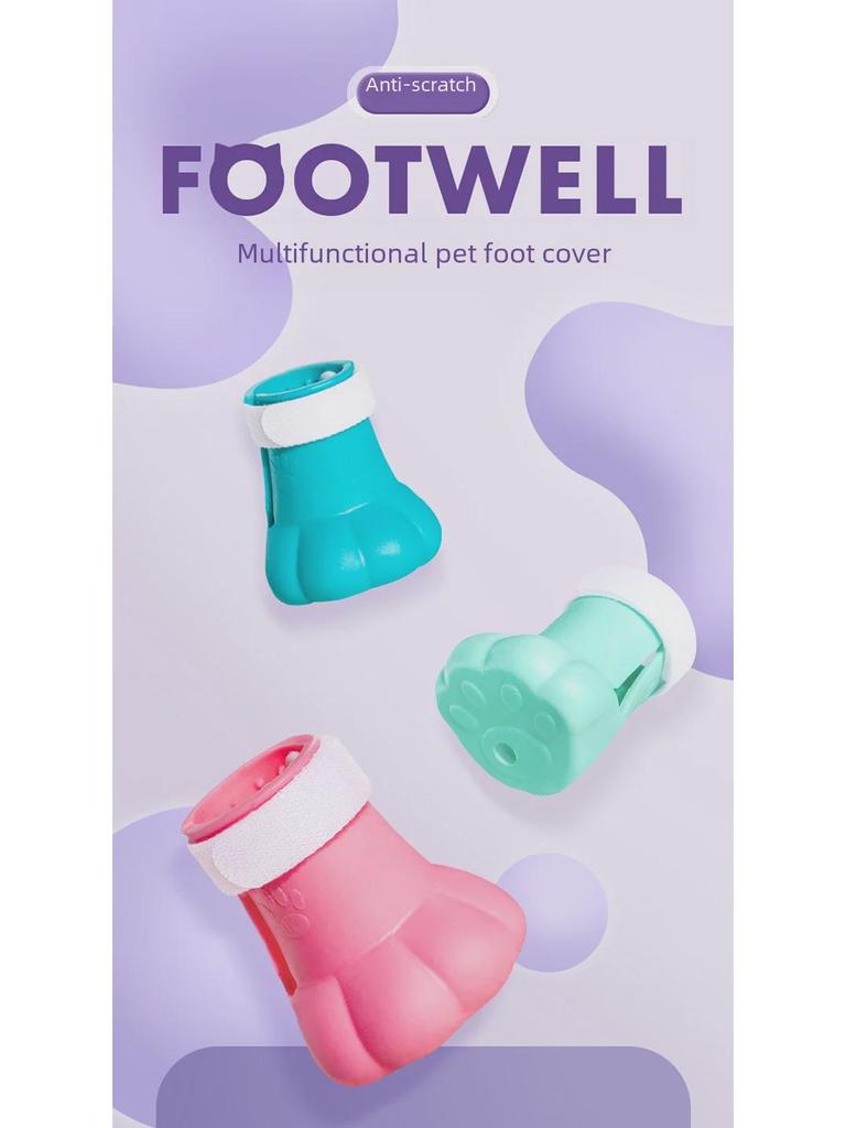 Cat Bathing Anti-Scratch Foot Covers and Gloves