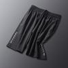 Mid-Rise Elastic Waistband Drawstring Pockets Men Shorts Outdoor Fitness Ice Silk Short Pants
