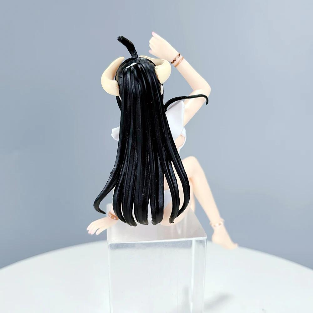 Aixlan Overlord Amine Figure Albedo 16cm Sexy Swimsuit Girl Pressing Cup Surface PVC Action Figure Collectible Model Toys Gift