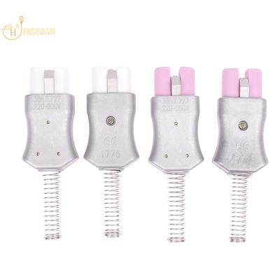 6mm IEC C8 Keramická Zásuvka pro Zapojení Průmyslová Konektor pro Vysoké Teploty Elektrická Trouba Napájecí Zásuvka 35A