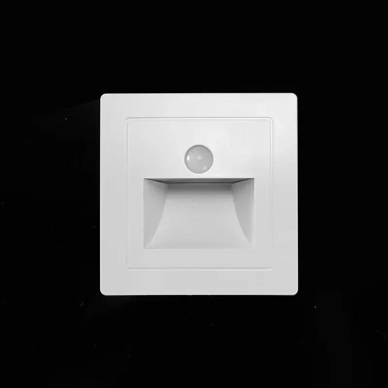 Led Stair Light PIR Motion Detector Sensor Infrared Human Induction Lamp Ressed Steps Ladder Staircase Bedroom Night Light