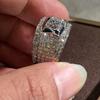 CopperDazzling Cubic Zirconia Gorgeous Ring for Women Trendy Accessories Delicate Wedding Engagement Jewelry