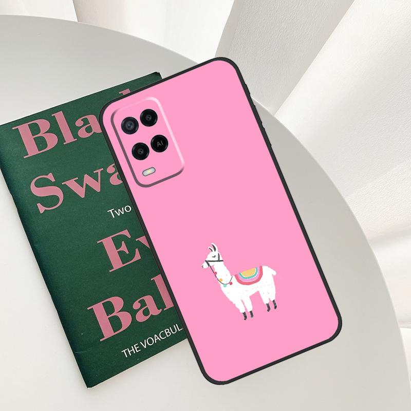 Lama Llama Alpacas Case For Oppo A52 A72 A76 A96 A54 A74 A94 A54S A57S A58 A78 A98 A57 A77 A15 A16 A17 Cover