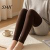 Thermal Compression Leg Sleeves Winter Warmers for Women, Over The Knee Thigh High Socks, Solid Color Boot Socks Soft Sleeves, Thickened Plush