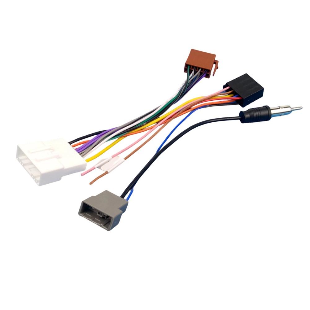 Radio Wiring Harness 20P ISO Connector Antenna Cable