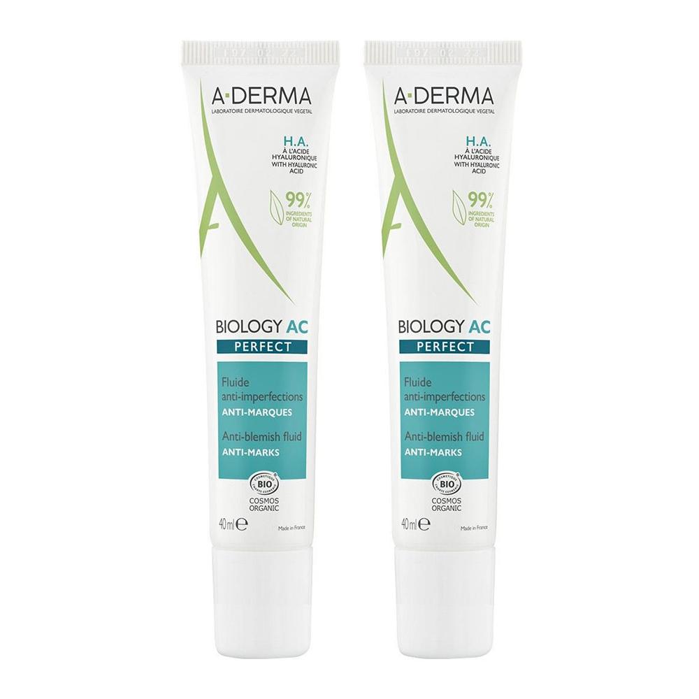A-Derma Biology Ac Perfect Fluid 40Ml X 2-Piece Set