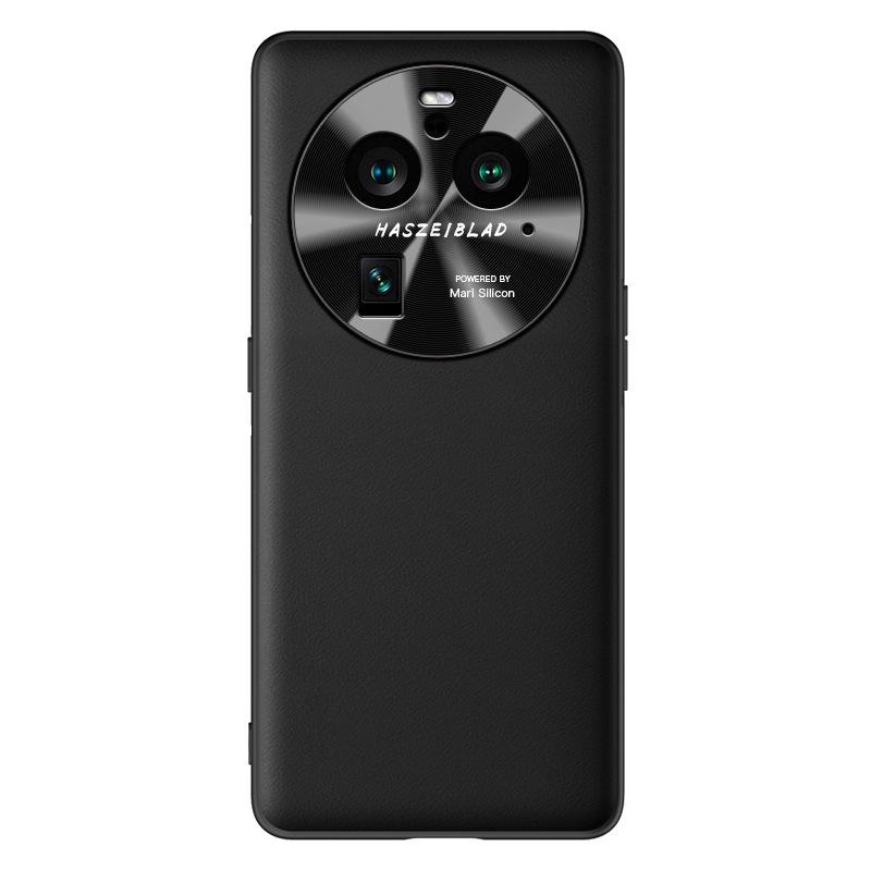 Protective Liquid Leather Shell Cover for Oppo Find X6 Pro. Anti-fall Design. One Piece Shipment Available.