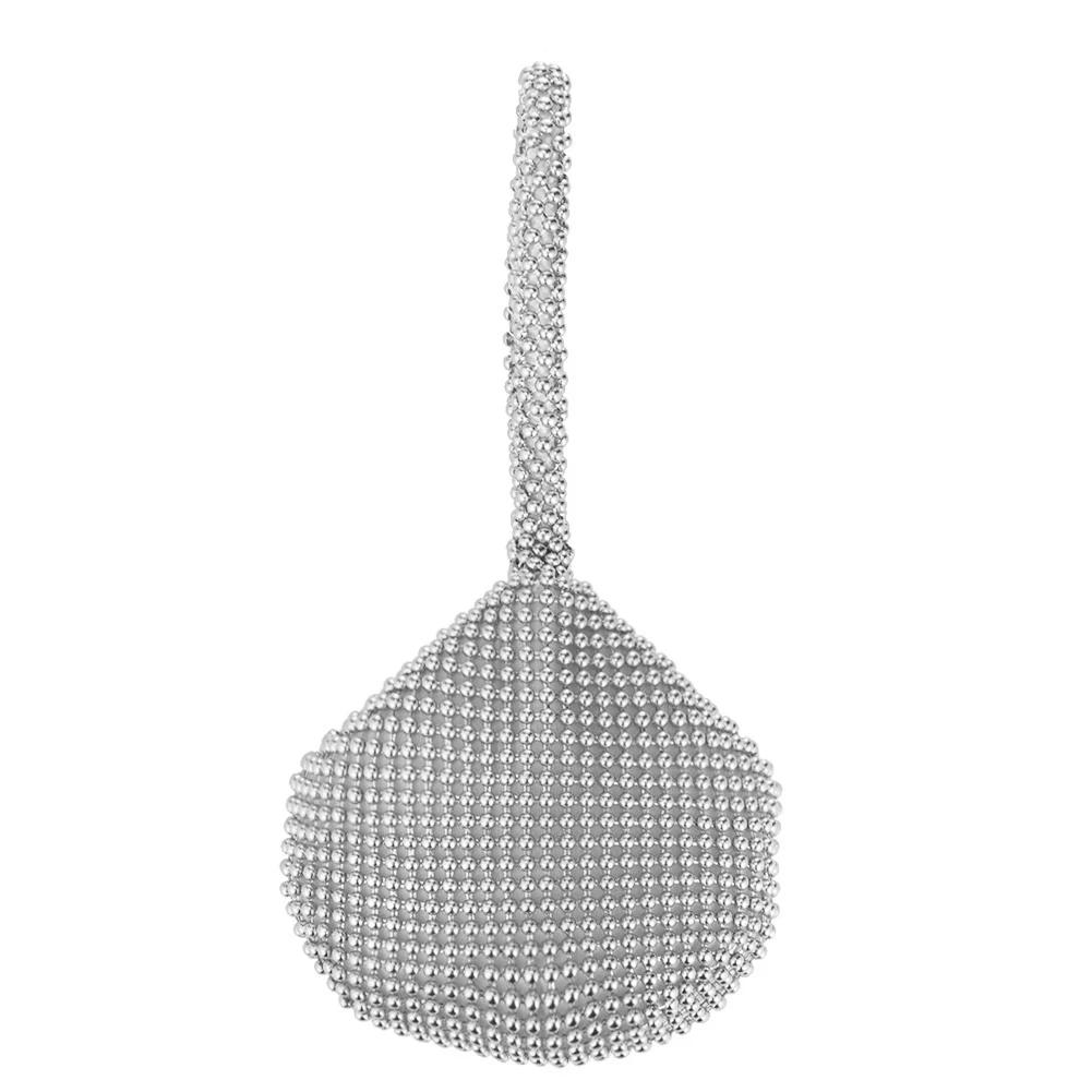 Women Shiny Crossbody Bag Elegant Sparkle Shoulder Bags Clutch Bag Fashion Chain Tote Handbag Ladies Chic Evening Wedding Clutch