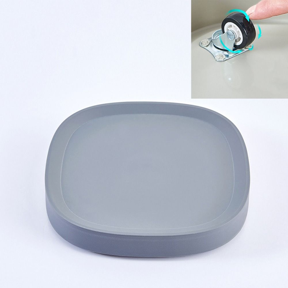 Square Universal Wheel Mobile Base Non-Slip Movable Plant Stand Flower Pot Mobile Tray  Living Room