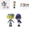 Lebhafte Teen Titans Go Anime-Figuren mit Robin Raven Beast Boy Starfire