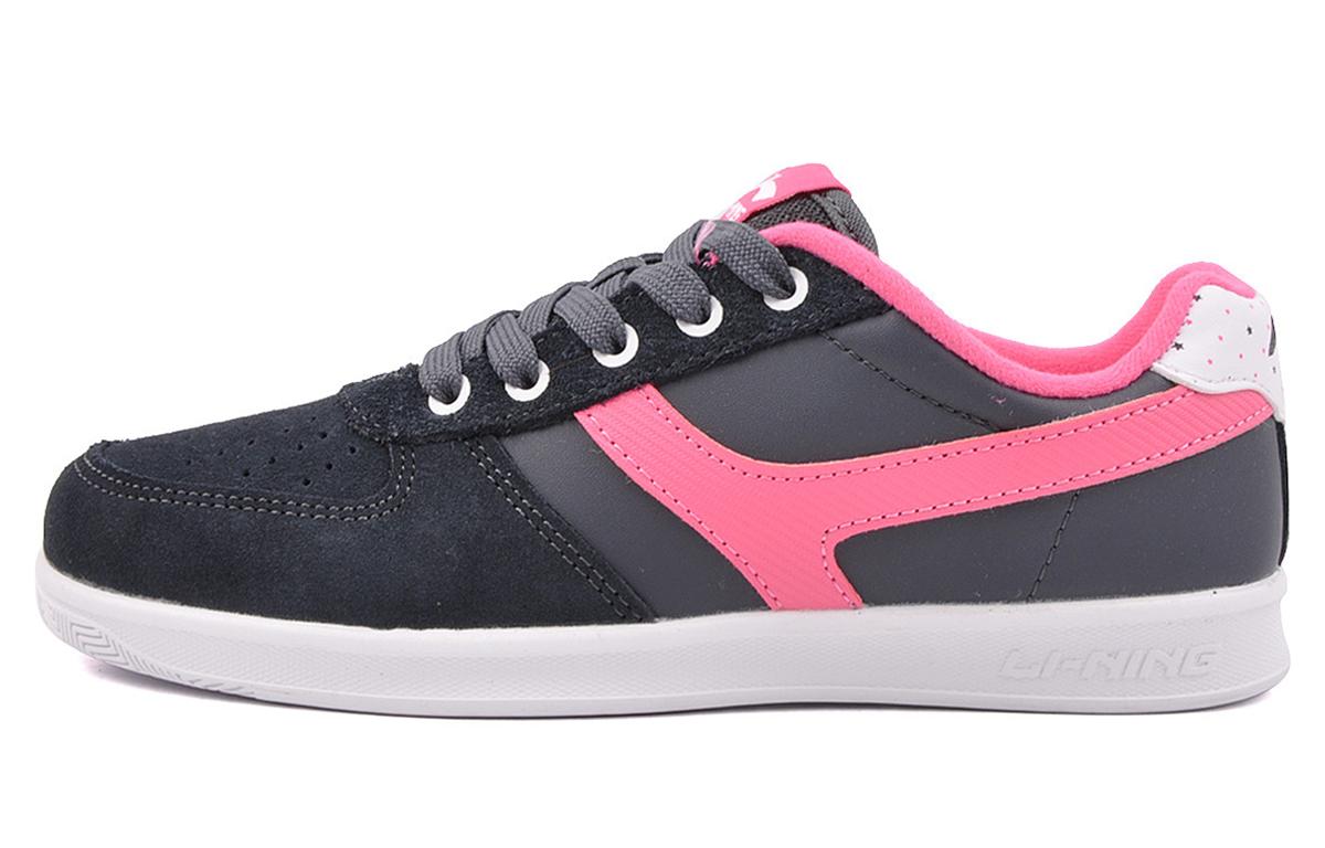 Li Ning Synthetic Leather, Textile Comfortable Abrasion Resistant Lightweight Slip Resistant Cushioning ALCK128-3 35.5