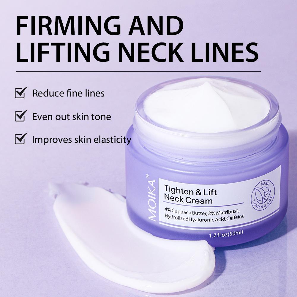 

Lifting and firming neck cream, diminishing neck lines, whitening, moisturizing, skin rejuvenation, neck lifting care, massage cream