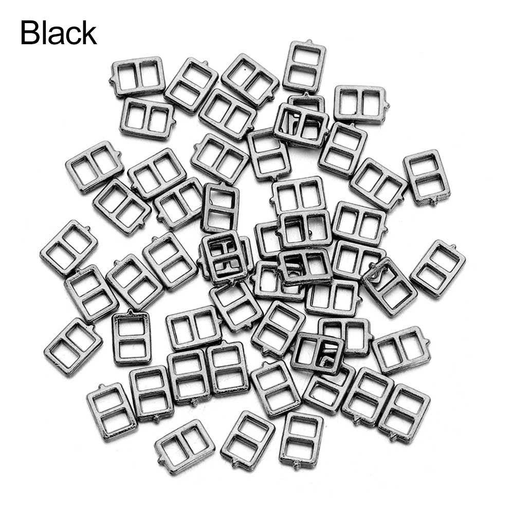 4 Colors Mini Ultra-small Belt Buttons Tri-glide Buckle Diy Dolls Buckles Doll Bags Accessories