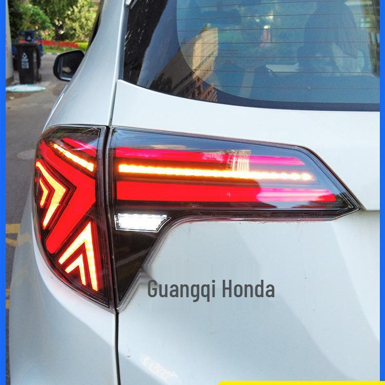 LED Tail Light Assembly with Flowing Turn Signal for 15-22 Honda Vezel - Reversing & Daytime Running Lights