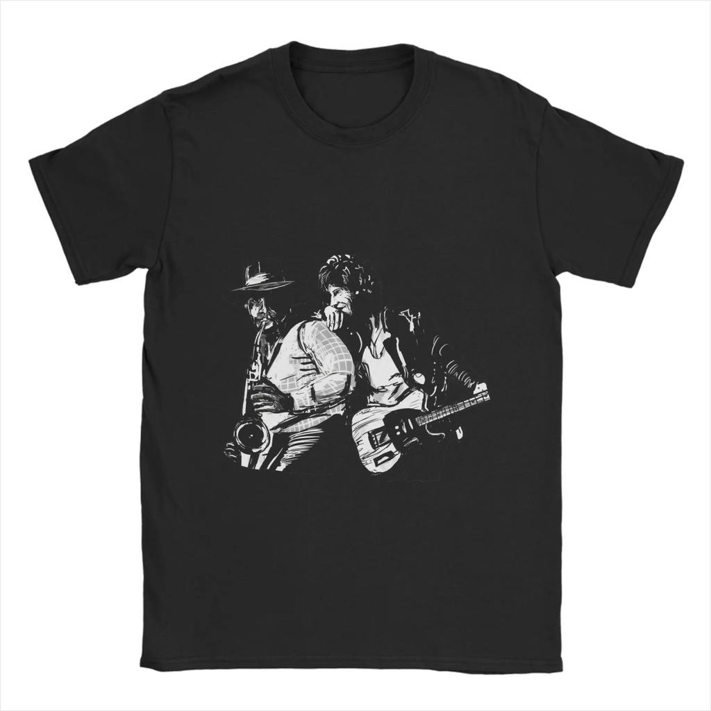 2025 Rock East Street Band Bruce Springsteen 100% Cotton T Shirt For Man Summer Y2K Basic T Shirts O-Neck Trending Tee Shirt