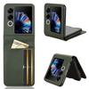 For ZTE nubia Flip2 5G Etui PU Lær+PC Kortholder Mobiltelefondeksel