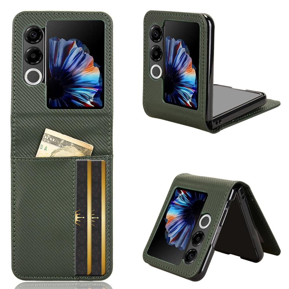 For ZTE nubia Flip2 5G Etui PU Lær+PC Kortholder Mobiltelefondeksel