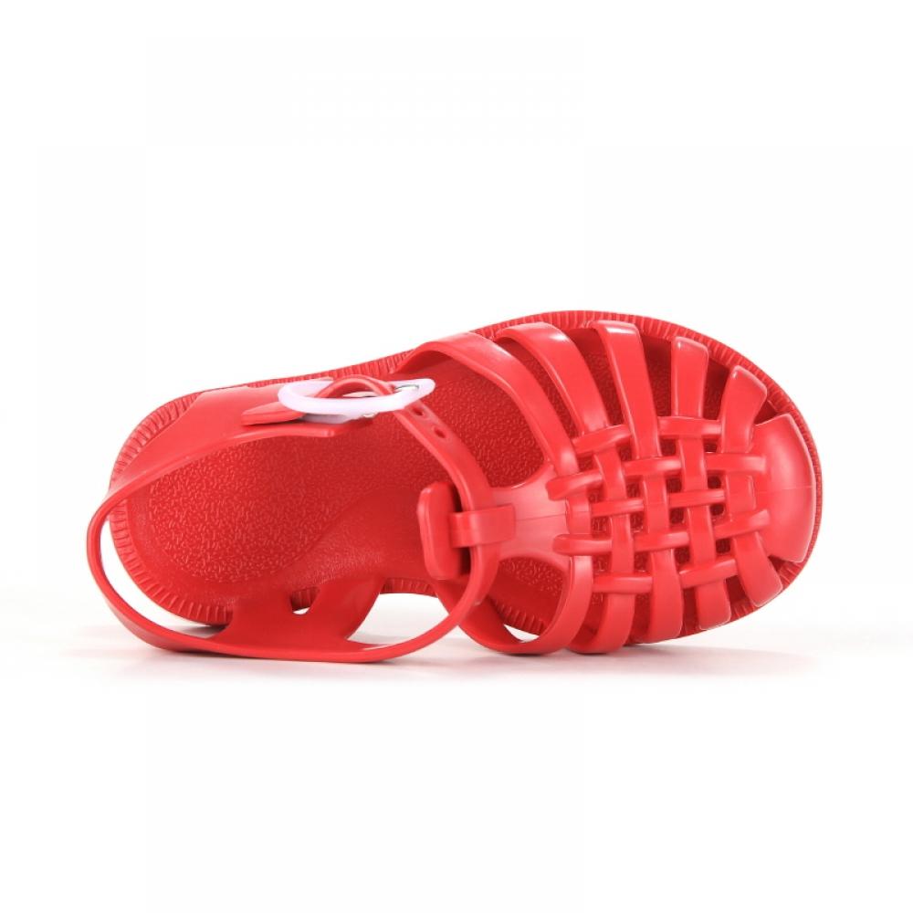 Meduse Sun 201 Carmin Red Kids Kids Jelly Shoes Sandals