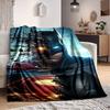 1 st Superheld Flanellen Plaid Deken Lichtgewicht Zacht Warm Deken voor Alle Seizoenen voor Bank, Bed, Reizen,L1028117