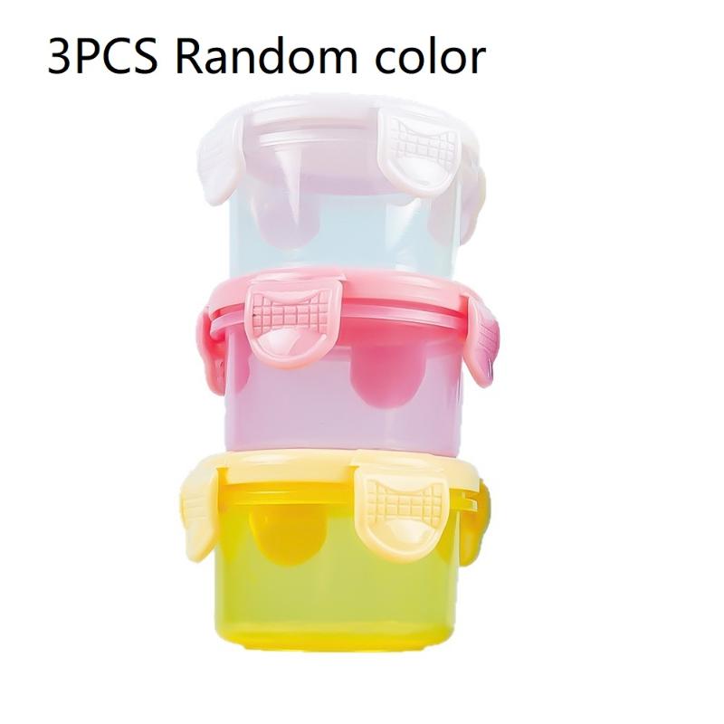 1/3/6Pcs Food Grade Mini Storage Box Baby Supplement Seasoning Sauce Packaging Storage Box Microwave