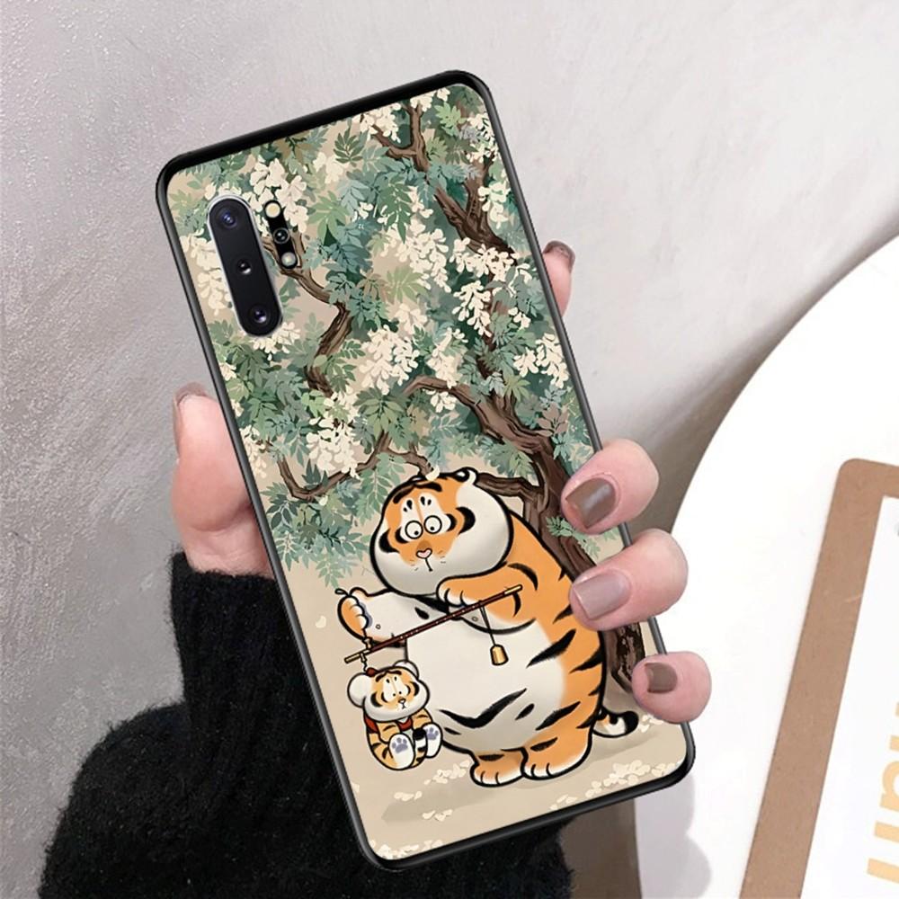 

милый Чехол для телефона Толстый Тигр Для Samsung Note 8 9 10 20 pro plus lite M 10 11 20 30 21 31 51 A 21 22 42 02 03 Samsung Note8