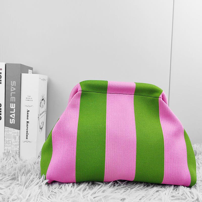 Custom 2025 Trend Knitted Wool Handbag Tote & Clutch