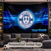 Wall Hanging Tapestry Custom NameMillwall FC Pattern Personalized Printed Fabric Wall Decor