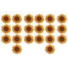 20pcs Sunflower Pattern Sew on Iron on Embroidered Patch DIY Clothes Backpack Applique