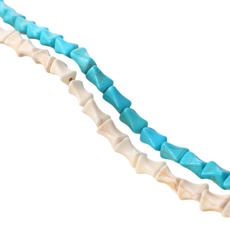 Imitation White Pine Beaded Loose Beads for DIY Jewelry: Handmade Earrings, Bracelets, Necklaces.