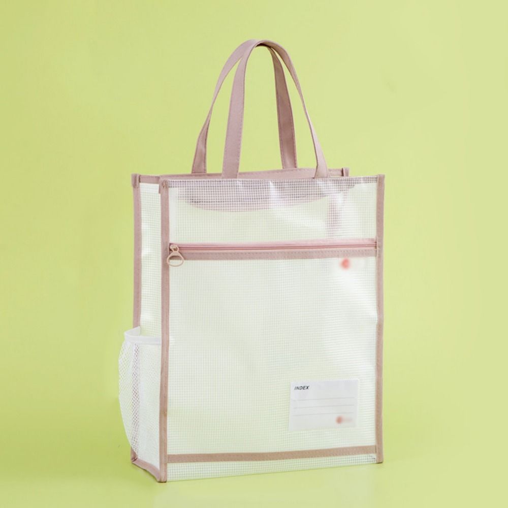 Multi-layer A4 File Storage Bag Clear Data Document Bag Art Portfolio Case Book Storage Bag