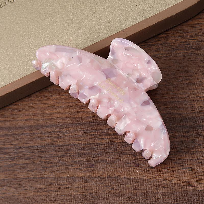 Acetate Large Hairpin Personalized Back Head Ponytail Disc Hair Shark Clip Headgear Fashionable Versatile Grab Clip Hair Accessories
