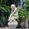 Gardening goods interior decor angel rabbit ornament garden statue yard.