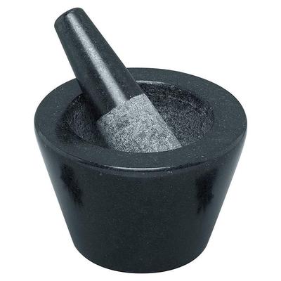Avanti Mini stożkowy czarny moździerz i tłuczek 13 cm