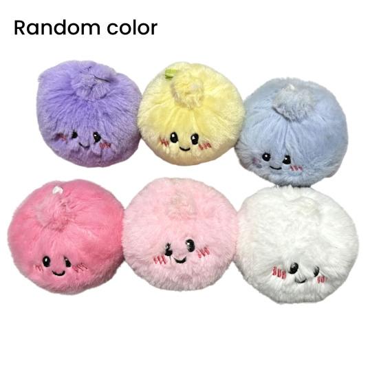 Soft Stuffed Food Bag Charm Dumplings Keychains, Mini Plush Toys, Kawaii Key Chain Backpack Charms, Gift for Dumpling Lovers Fidget Keychains