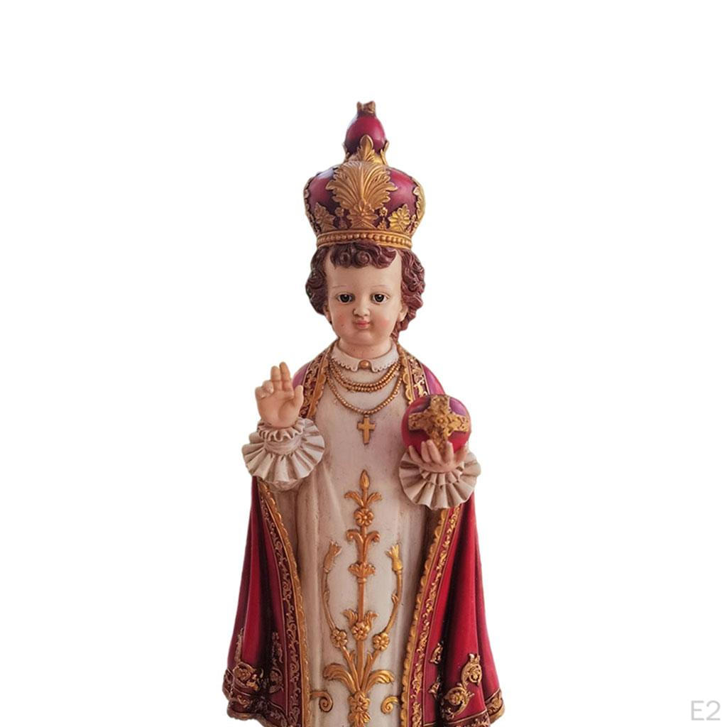 Catholic Virgin Mary Statue Sculpture 18 Inch Desktop Ornaments for Religious Gifts