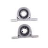 2Pcs 12Mm Diameter Bore Ball Bearing Pillow Block Mounted Support Kp001