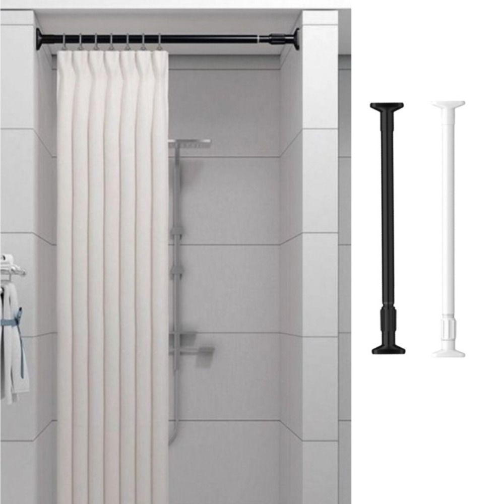 

Heavy-Duty Adjustable Tension Curtain Rod No-Drill Extendable Clothing Rod Extendable Rod Closet, білий