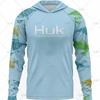 Mens Womens Quick-Dry UV Protection Hooded Fishing Shirt Lightweight Breathable Outdoor Performance Top