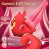 3-in-1 Waterproof Clitoral G-Spot & Nipple Vibrator - Enhanced Oral Stimulation Toy for Female Orgasm (Quick Charge)