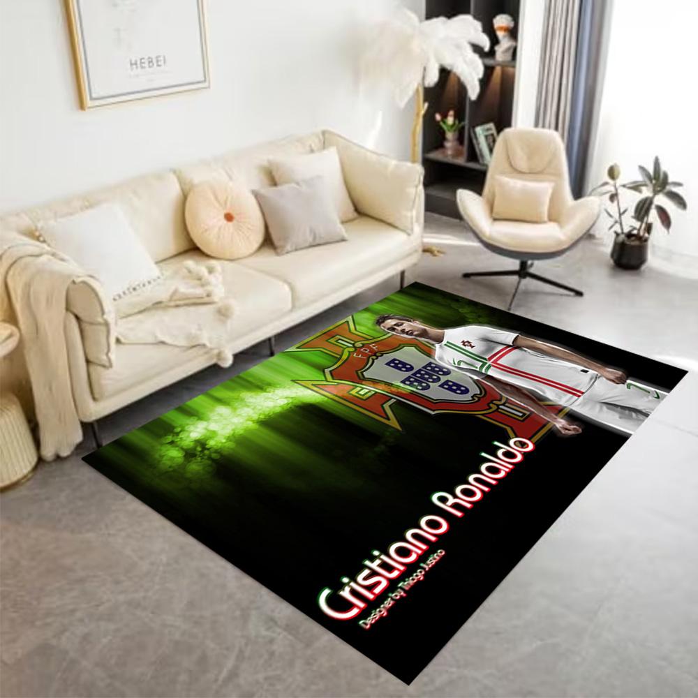 Football Players Floor Mat Design for Outdoor Living Rooms Foyer Entryway Anti-slip Rug Decorate Offices Perfect Birthday/Christmas Gift Idea