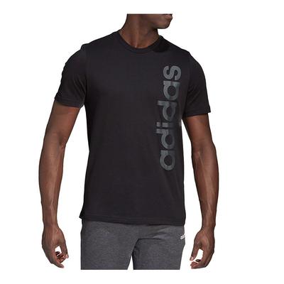T Shirts Men's Black Crew Neck Moderate Straight Fit GD5923