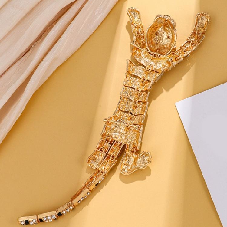 Unique Designs Evening Brooch Jewelry Luxurious Rhinestones Tigers Brooch Adornment for Social Event and Daily Wear