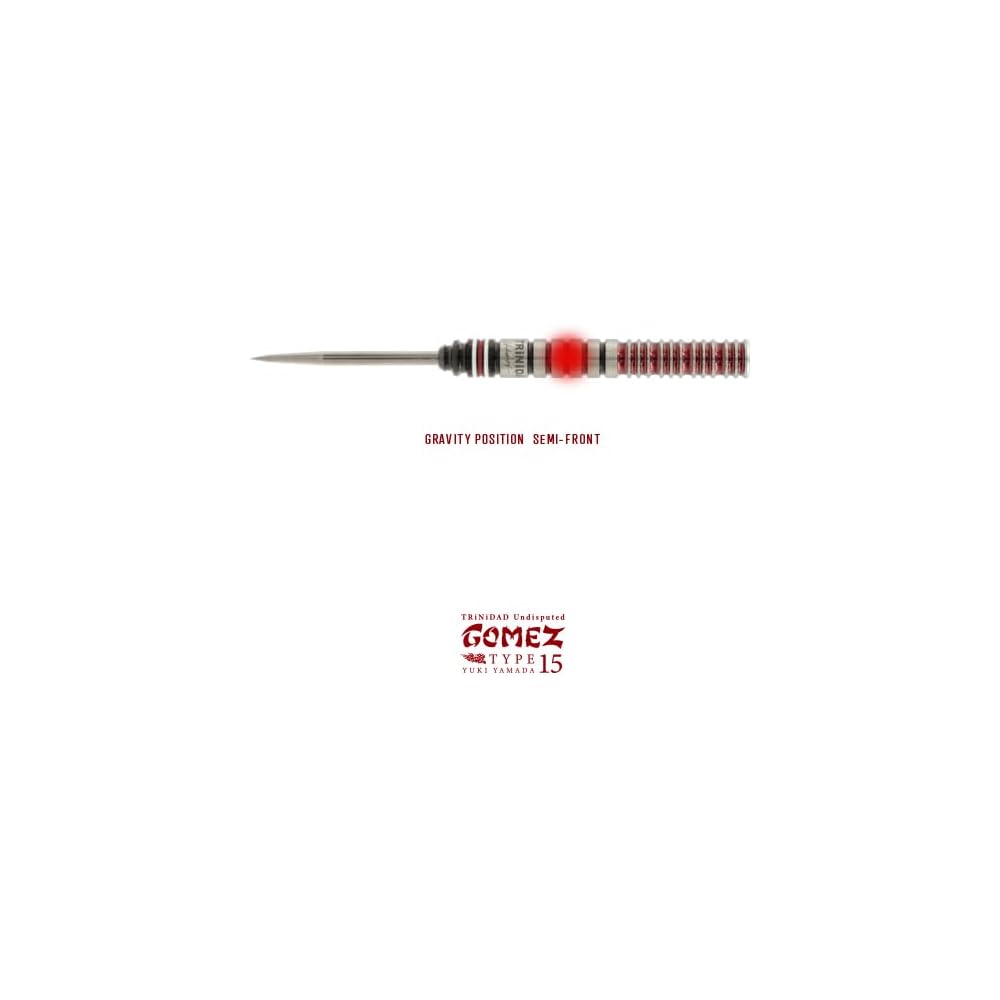 Trinidad Gomez 15 Hard Dart Barrel, 22.8g, 90% Tungsten, Yuki Yamada (Undisputed GOMEZ Steel)