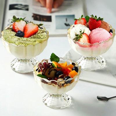 Tasse à Salade et Yaourt en Verre Irrégulier NHZHIW 160ml