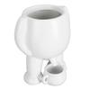Vaso da Fiori in Ceramica Simulazione Innovativa Uomo Piccolo Urina Decorazione Vaso per Scrivania