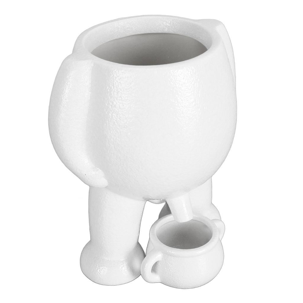 Vaso da Fiori in Ceramica Simulazione Innovativa Uomo Piccolo Urina Decorazione Vaso per Scrivania