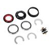 Bike Hidden Headset for IS52 28.6mm Straight Steerer Upper and ZS56 40mm Tapered Steerer Lower with 6.5mm Compression Ring